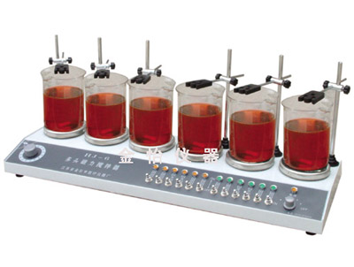 HJ-6B Multi-unit Magnetic Stirrer  With Hotplate
